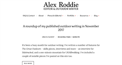 Desktop Screenshot of alexroddie.com